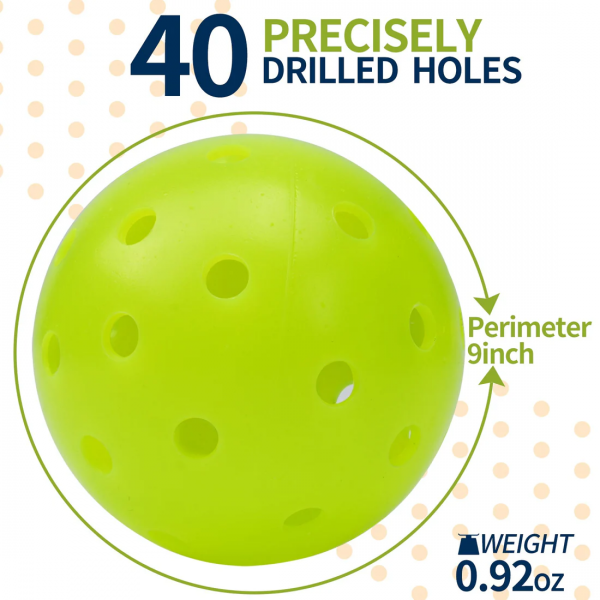 IANONI PICKLEBALL BALL 40 HOLE Indoor/Outdoor Competition (PC)