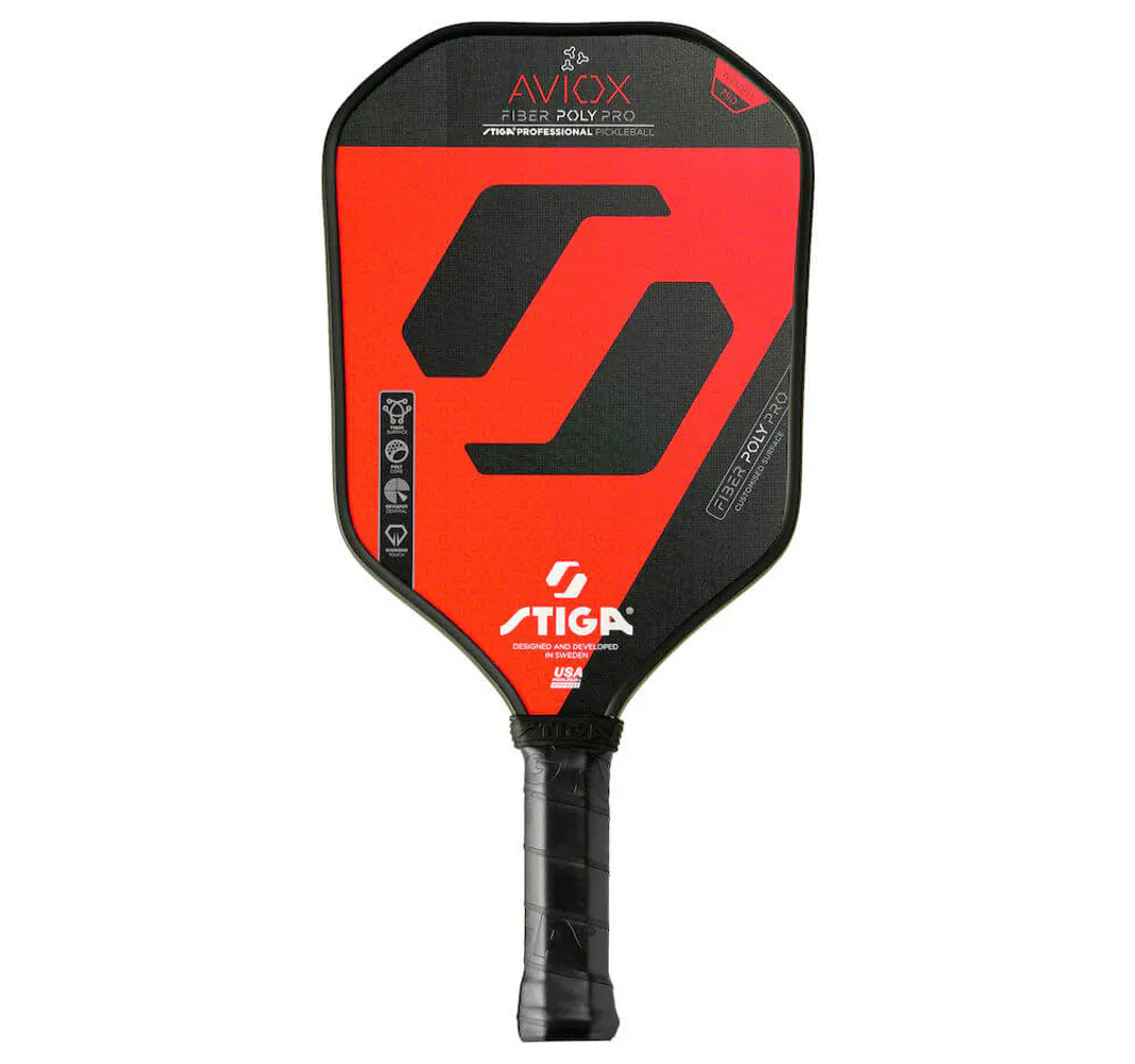 STIGA Aviox Fiber Poly Pro Red