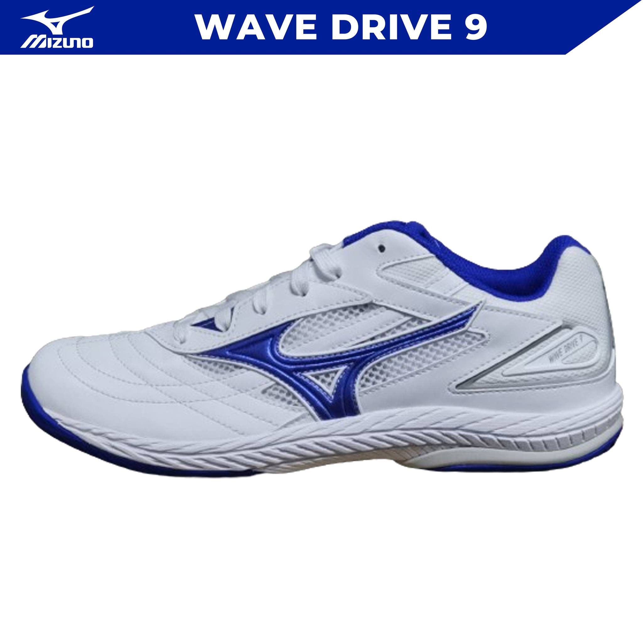 MIZUNO WAVE DRIVE 9 81GA2205 14 TT Shoes White/Blue