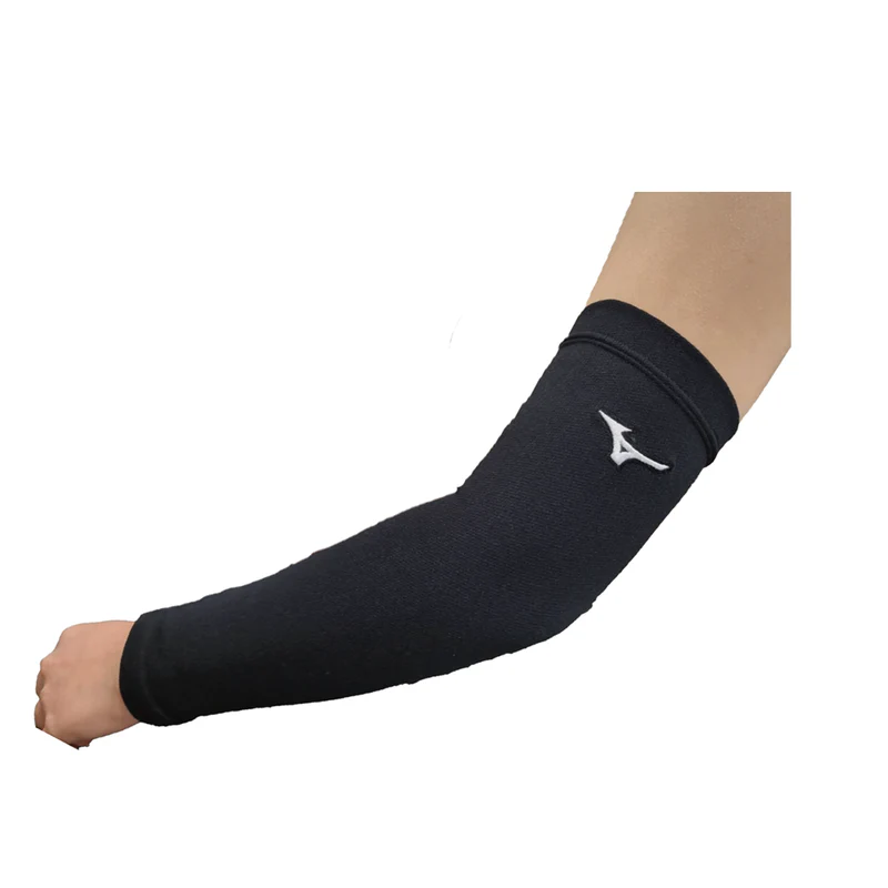 Mizuno Volleyball Arm Elbow Sleeve V2SYB110 Black White Logo