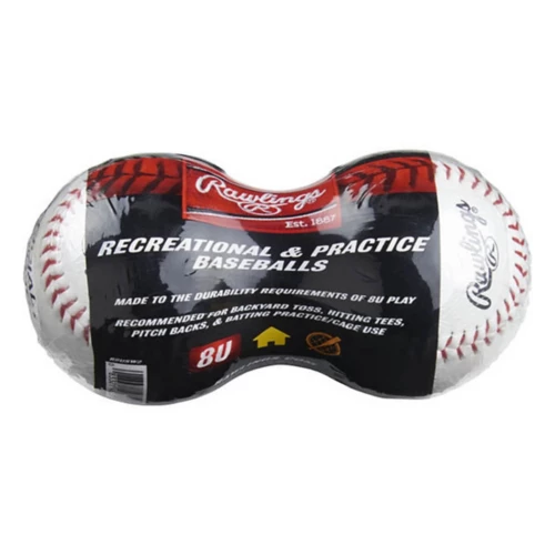 Rawlings R8U Recreational Baseballs – 2 Pack