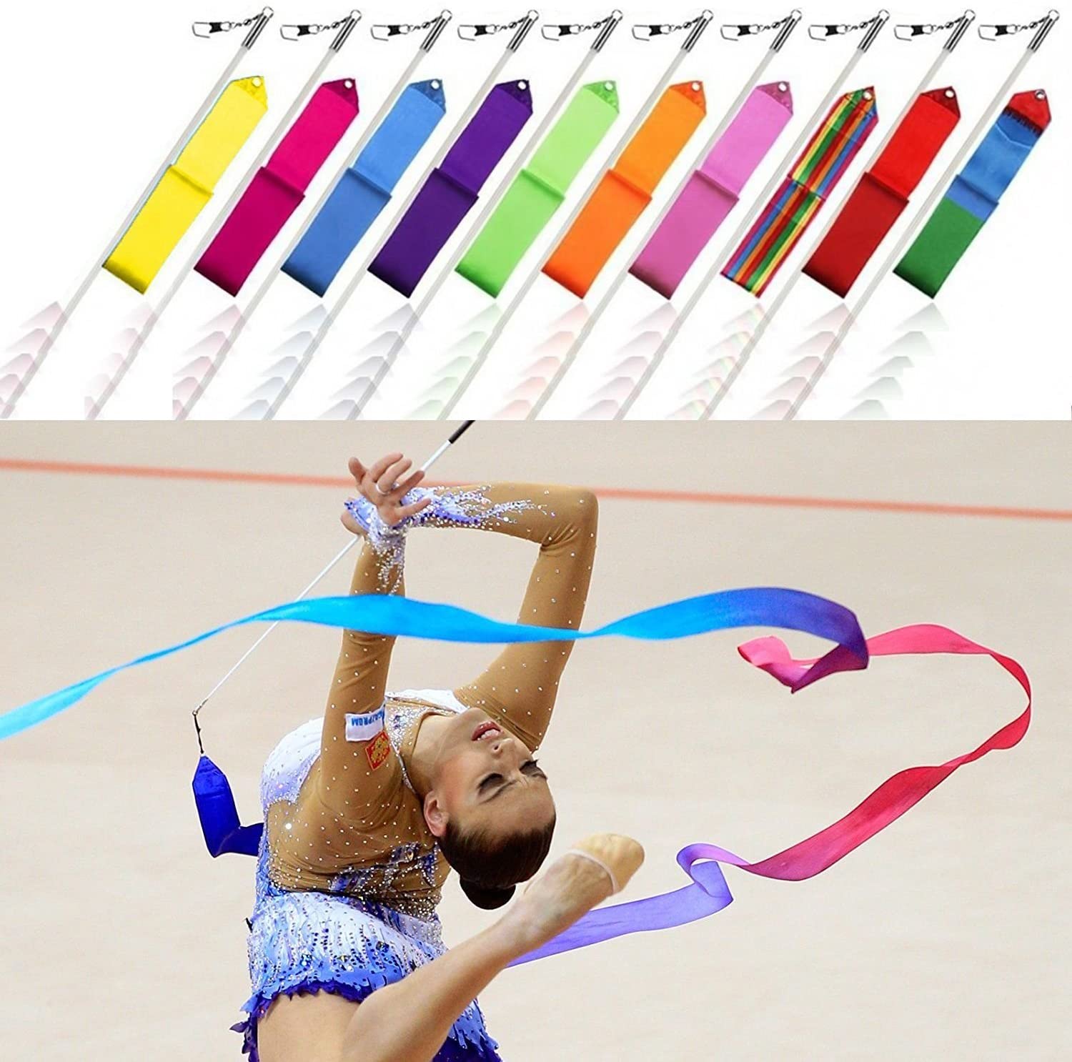 Gymnastic Ribbon with Stick - P400.00 : Topcoms Marketing (),  Sports Specialty Store